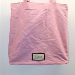 Women's Gucci Beauty Pink Floral Tote Bag